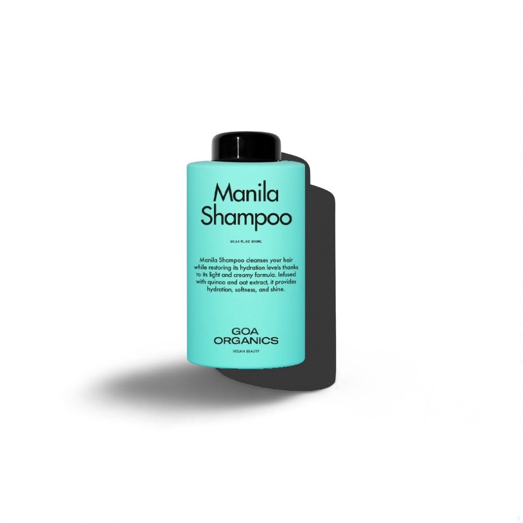 Manila Shampoo Goa Organics - Champú hidratante cabello fino