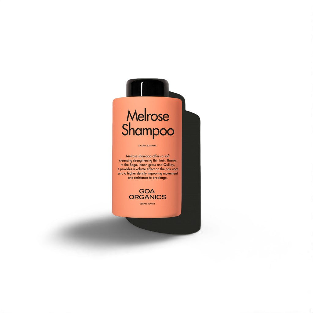 Melrose Shampoo – Goa Organics Champú Cabello Fino y Graso